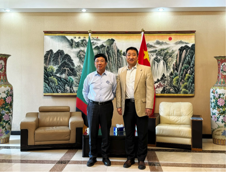 KY开元电竞董事长王平卫拜会中国驻赞比亚大使韩镜