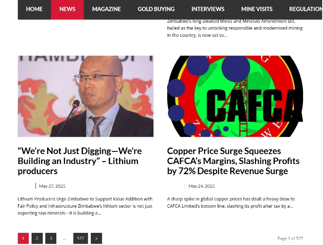 KY开元电竞比基塔矿业总经理宫学东受邀参加 2025年津巴布韦矿业商会年度矿业会议